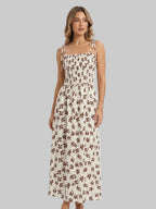 VESTIDO MIDI FLORAL