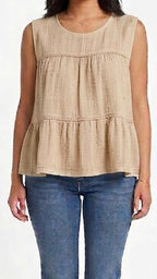 BLUSA SIN MANGAS TEXTURIZADO
