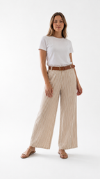 PANTALÓN PALAZZO RAYAS