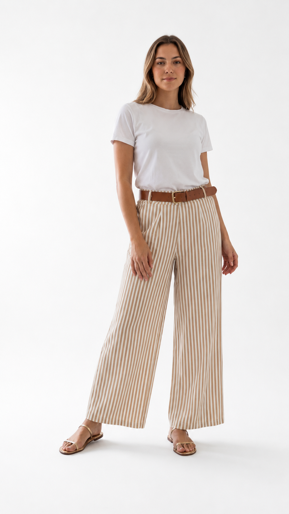 PANTALÓN PALAZZO RAYAS