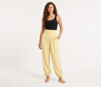 PANTALÓN VICHY CON CINTURA FRUNCIDA