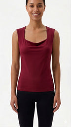 BLUSA LICRADA SIN MANGAS