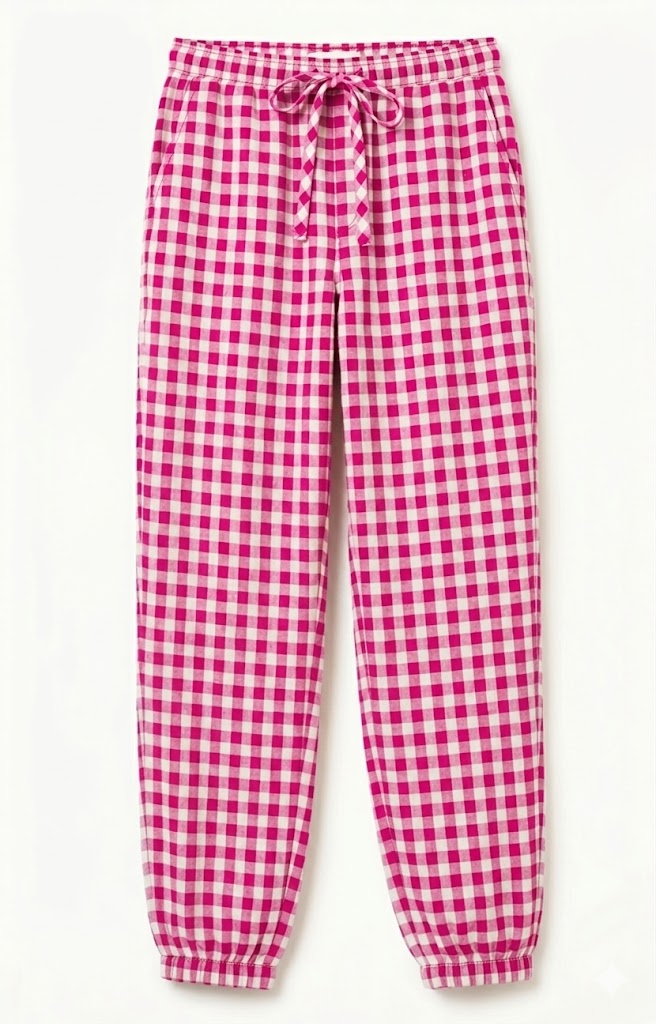 PANTALÓN JOGGER CUADROS VICHY
