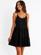 VESTIDO CORTO CUELLO REDONDO