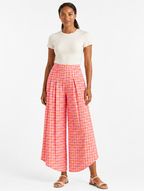 PANTALÓN PALAZZO CUADROS VICHY