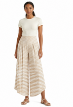 PANTALÓN PALAZZO CUADROS VICHY