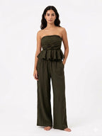 CONJUNTO BANDEAU CON VOLANTES