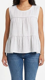 BLUSA SIN MANGAS TEXTURIZADO