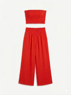 CONJUNTO BANDEAU FRUNCIDO