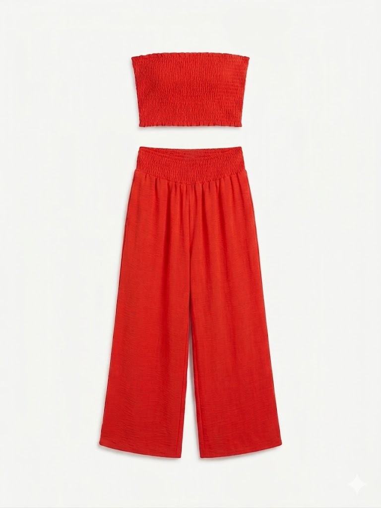 CONJUNTO BANDEAU FRUNCIDO