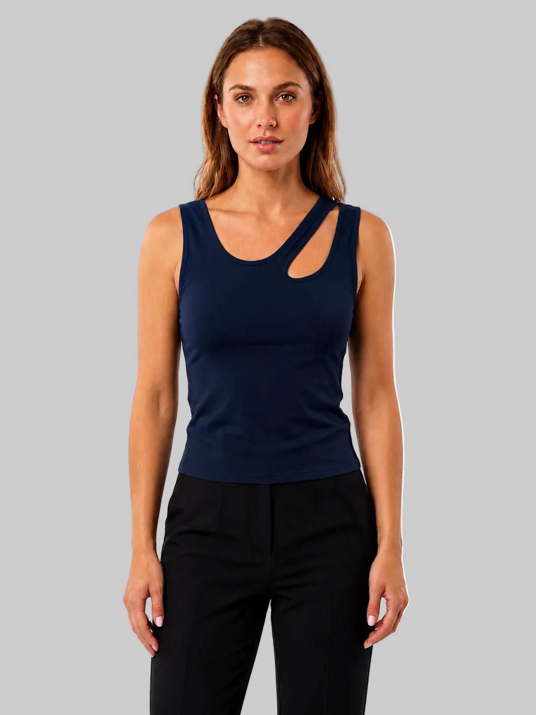 BLUSA LICRADA CON DETALLE