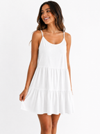 VESTIDO CORTO CUELLO REDONDO