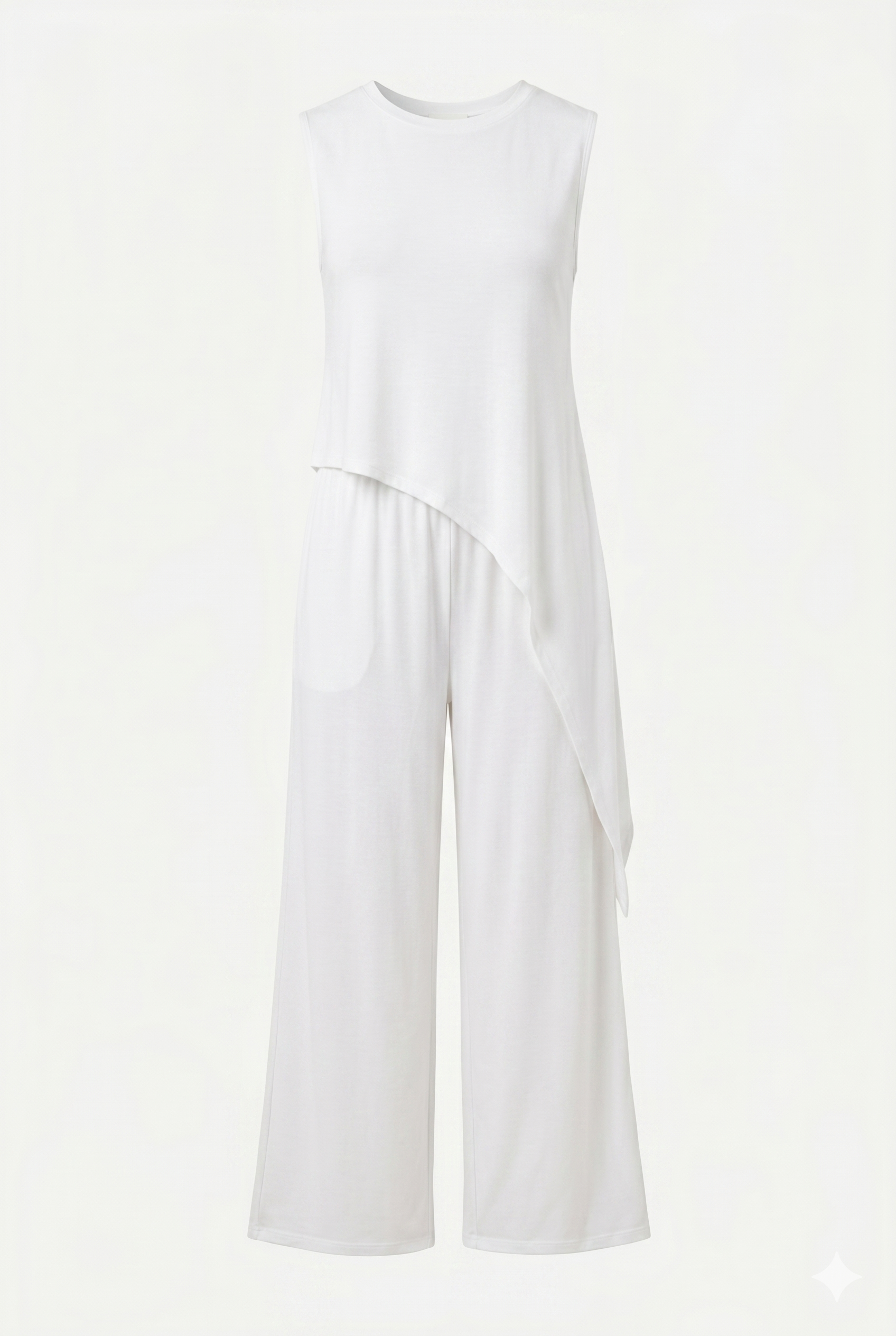 CONJUNTO FLUIDO CON BLUSA ASIMÉTRICA