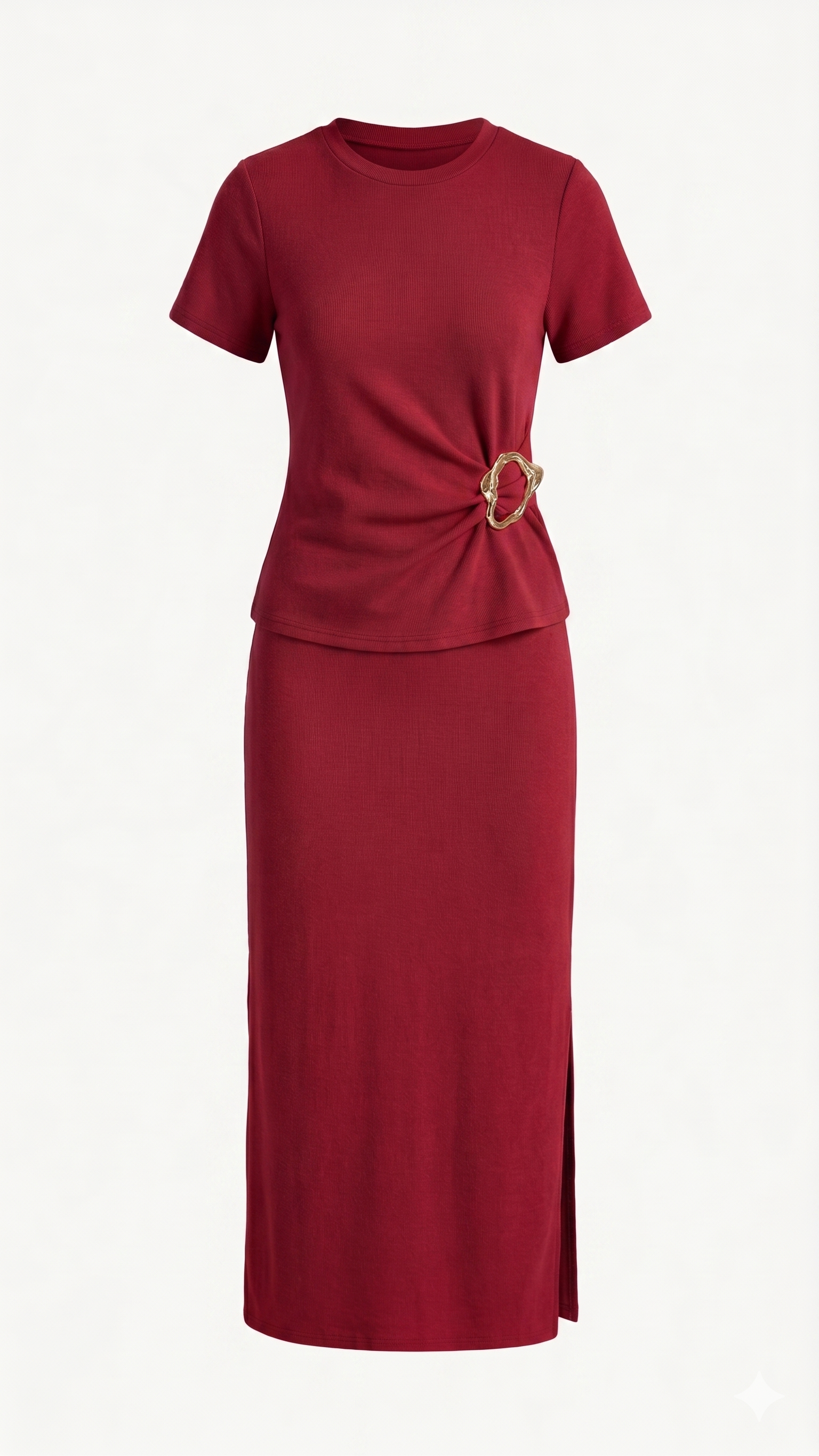 CONJUNTO MIDI CON DETALLE DE HEBILLA