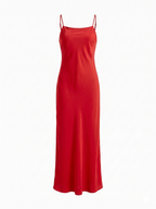 VESTIDO LARGO CON TIRANTES FINOS