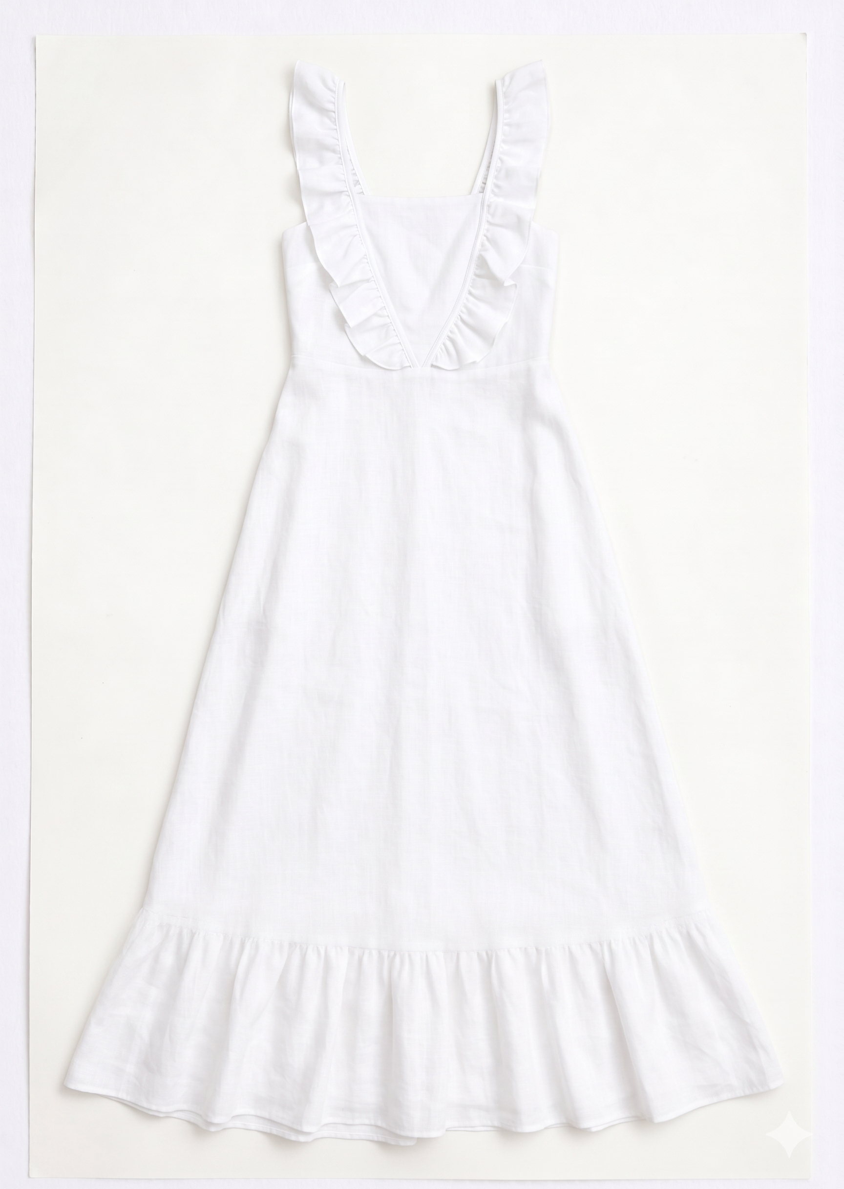 VESTIDO CON VOLANTES