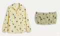 CONJUNTO ESTAMPADO DE CAMISA Y TOP