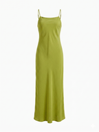 VESTIDO LARGO CON TIRANTES FINOS