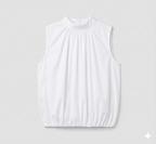 BLUSA SIN MANGAS CON LAZO EN LA ESPALDA