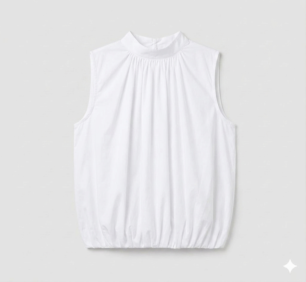 BLUSA SIN MANGAS CON LAZO EN LA ESPALDA