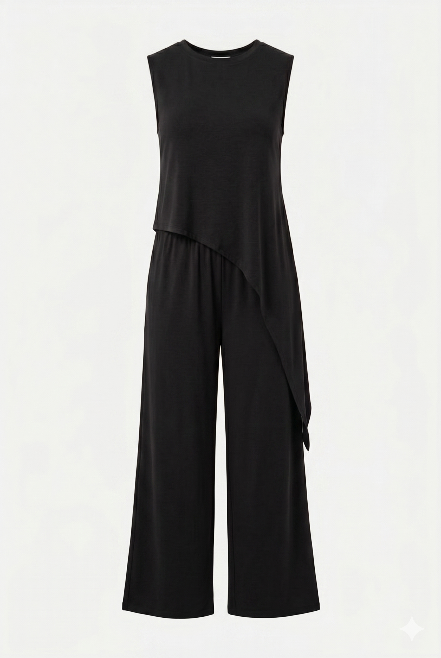 CONJUNTO FLUIDO CON BLUSA ASIMÉTRICA