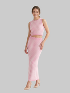 FALDA MIDI DE PUNTO