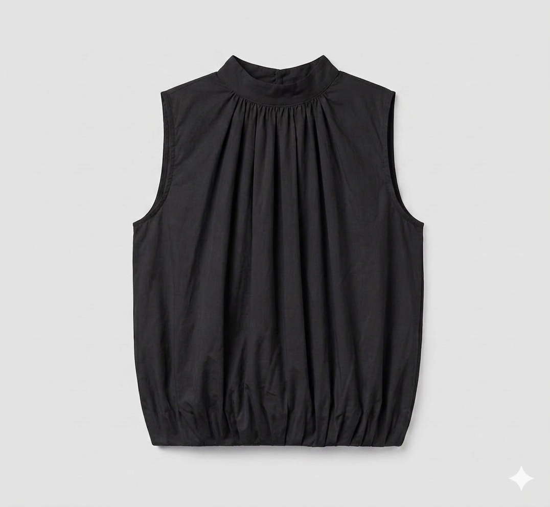 BLUSA SIN MANGAS CON LAZO EN LA ESPALDA