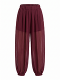 PANTALÓN JOGGER CON TRANSPARENCIA