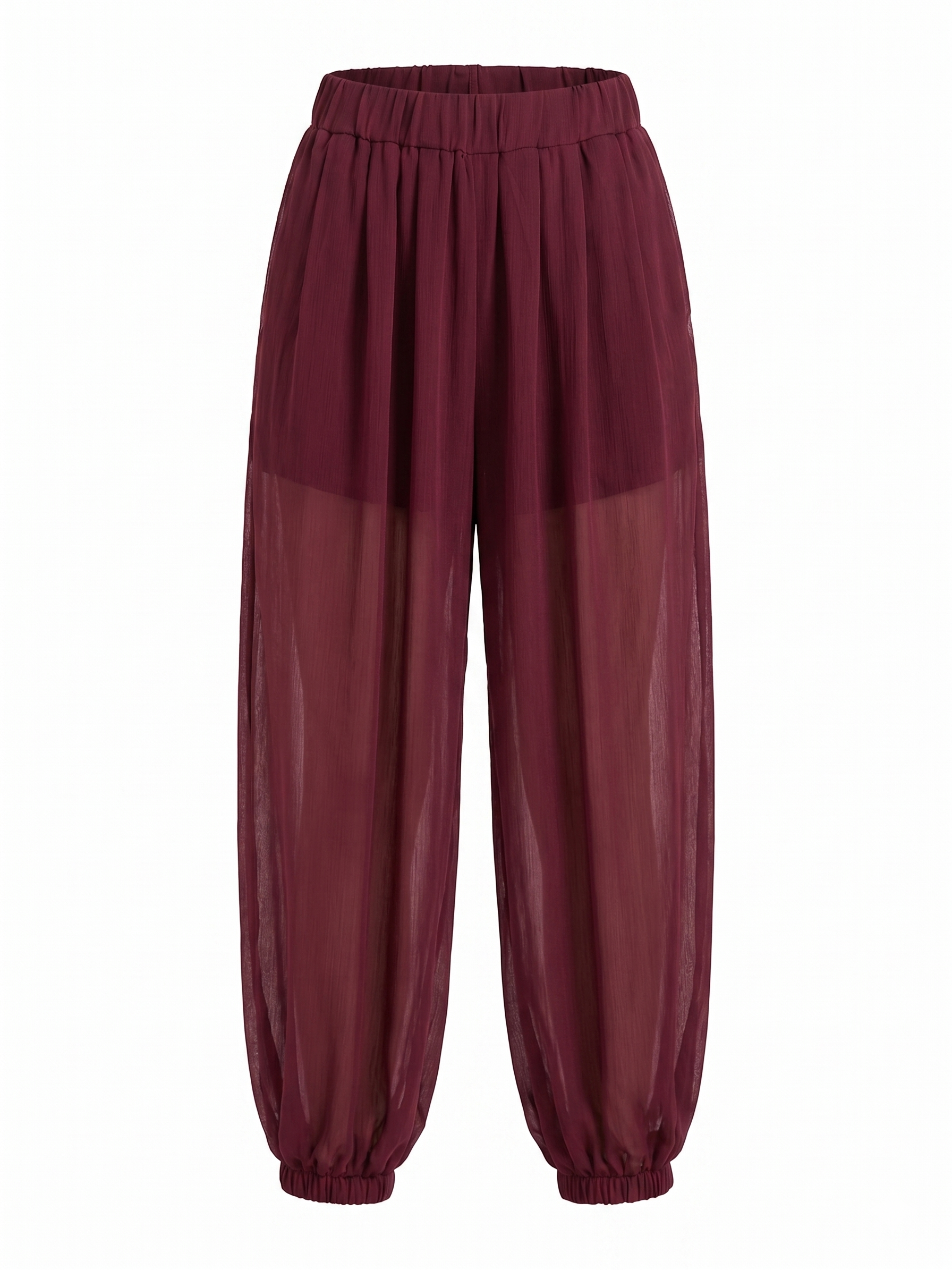 PANTALÓN JOGGER CON TRANSPARENCIA