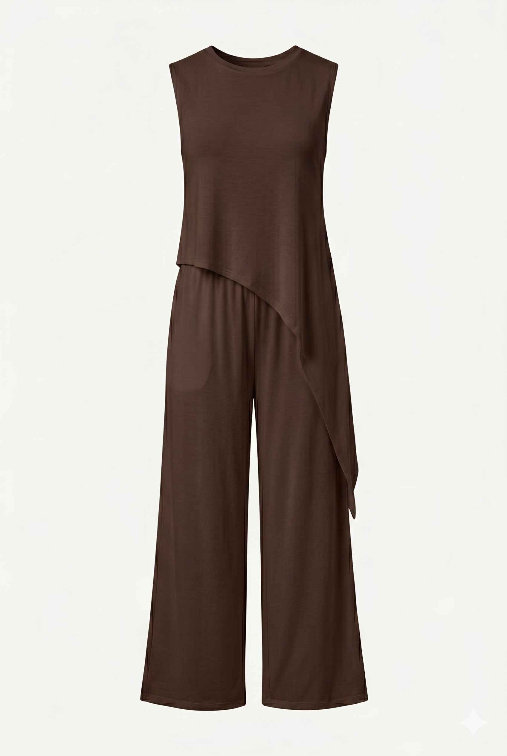 CONJUNTO FLUIDO CON BLUSA ASIMÉTRICA