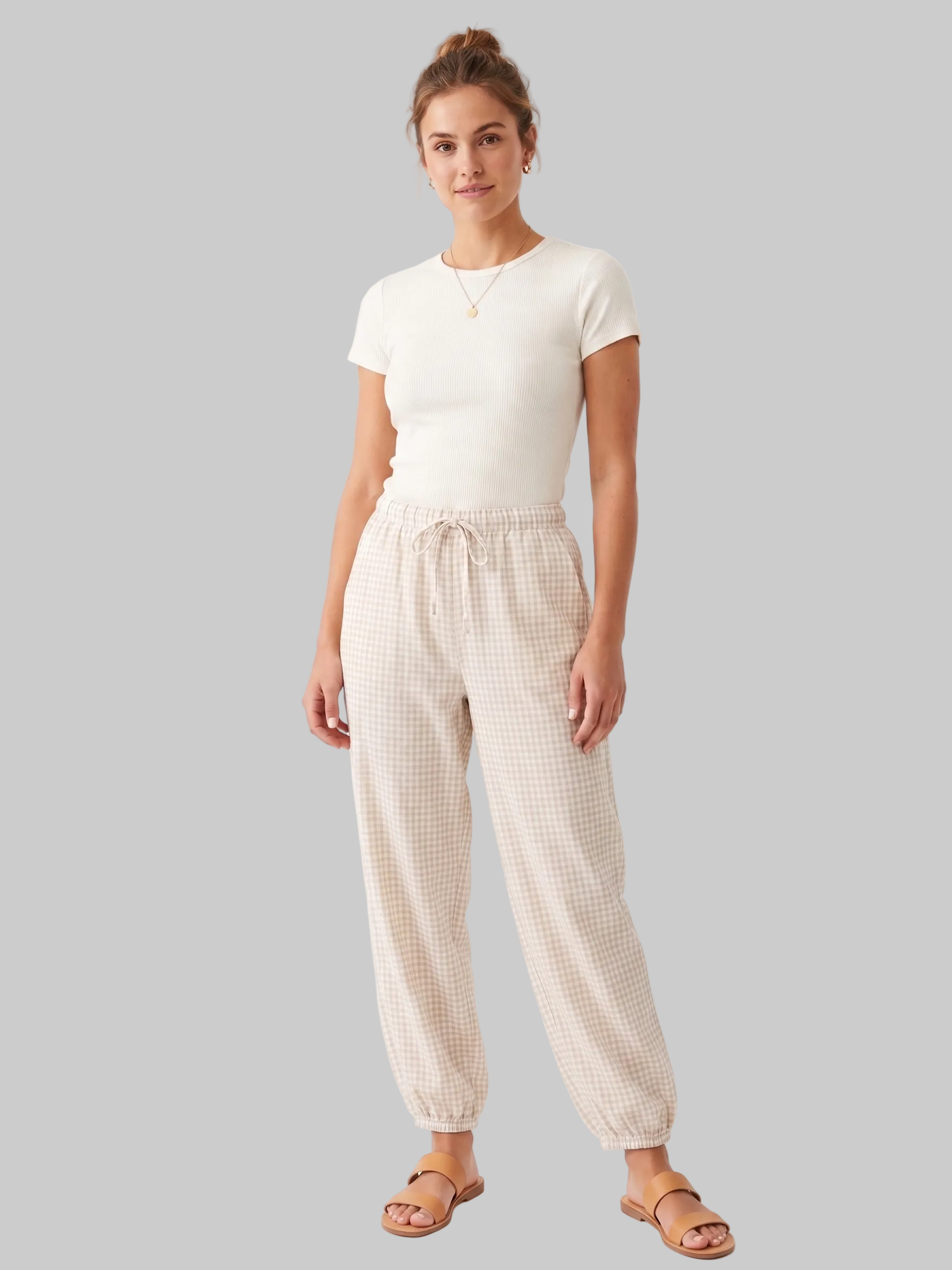 PANTALÓN JOGGER CUADROS