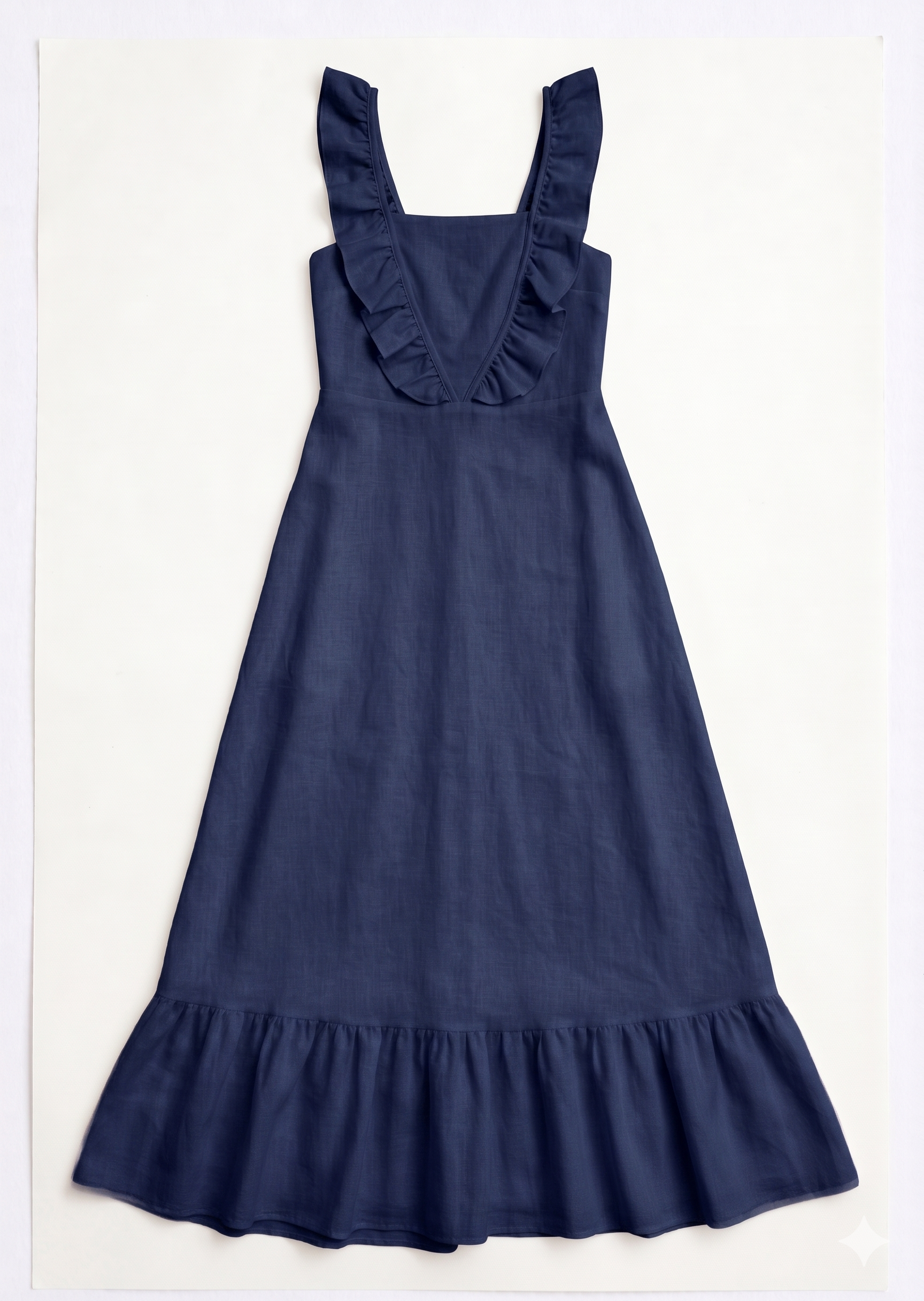 VESTIDO CON VOLANTES
