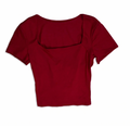 BLUSA MANGA CORTA CON DETALLE POSTERIOR