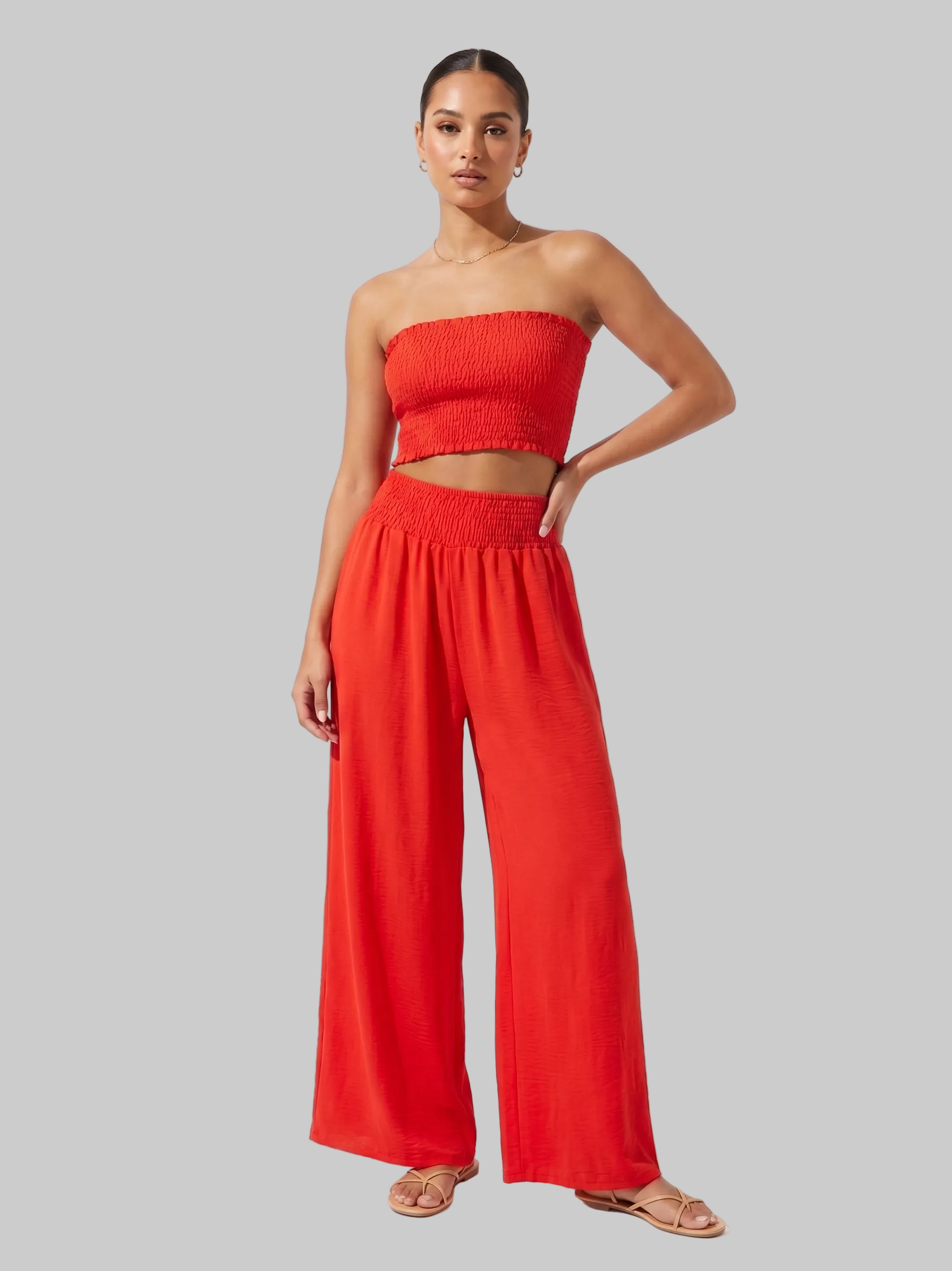 CONJUNTO BANDEAU FRUNCIDO