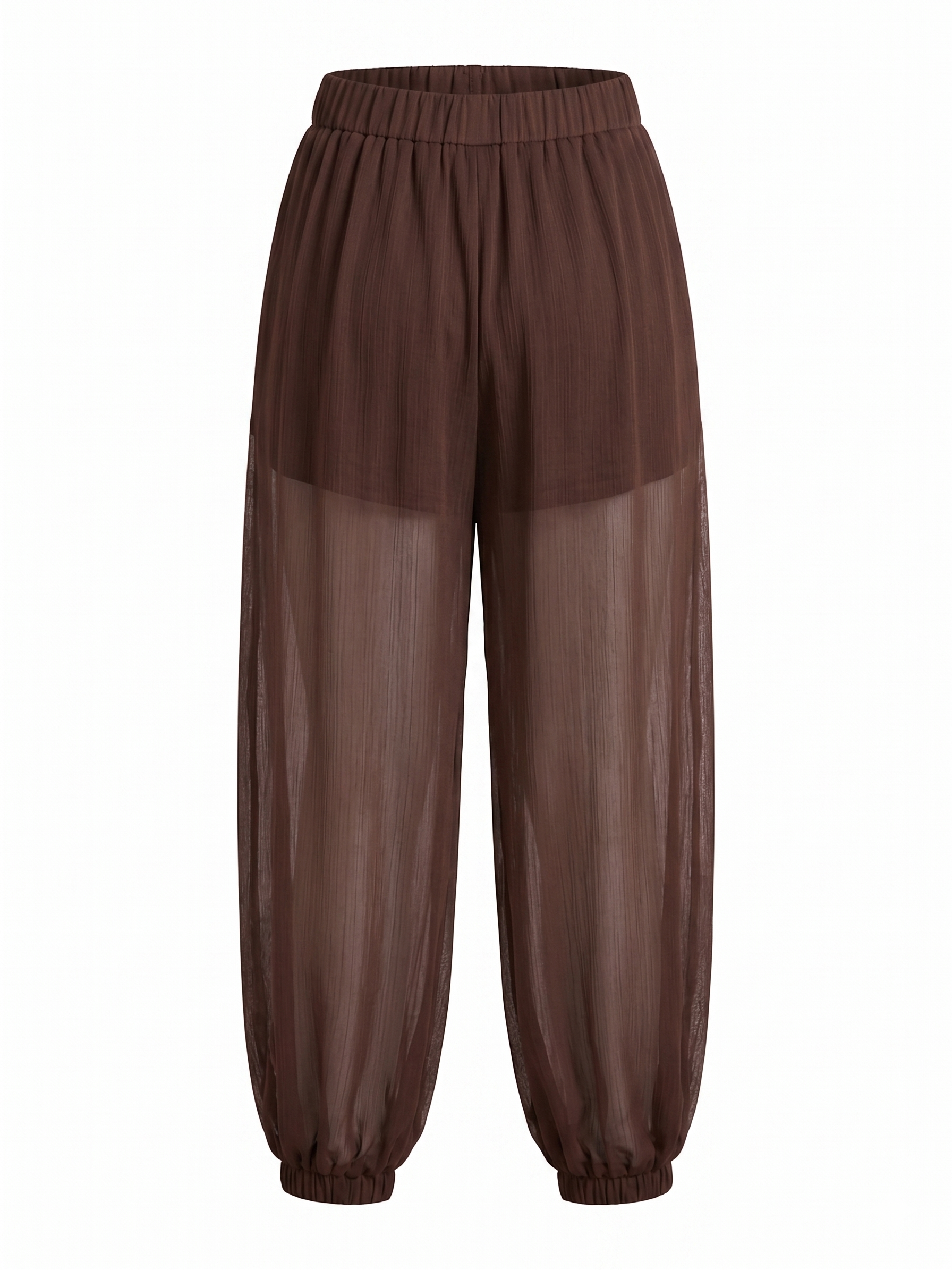 PANTALÓN JOGGER CON TRANSPARENCIA