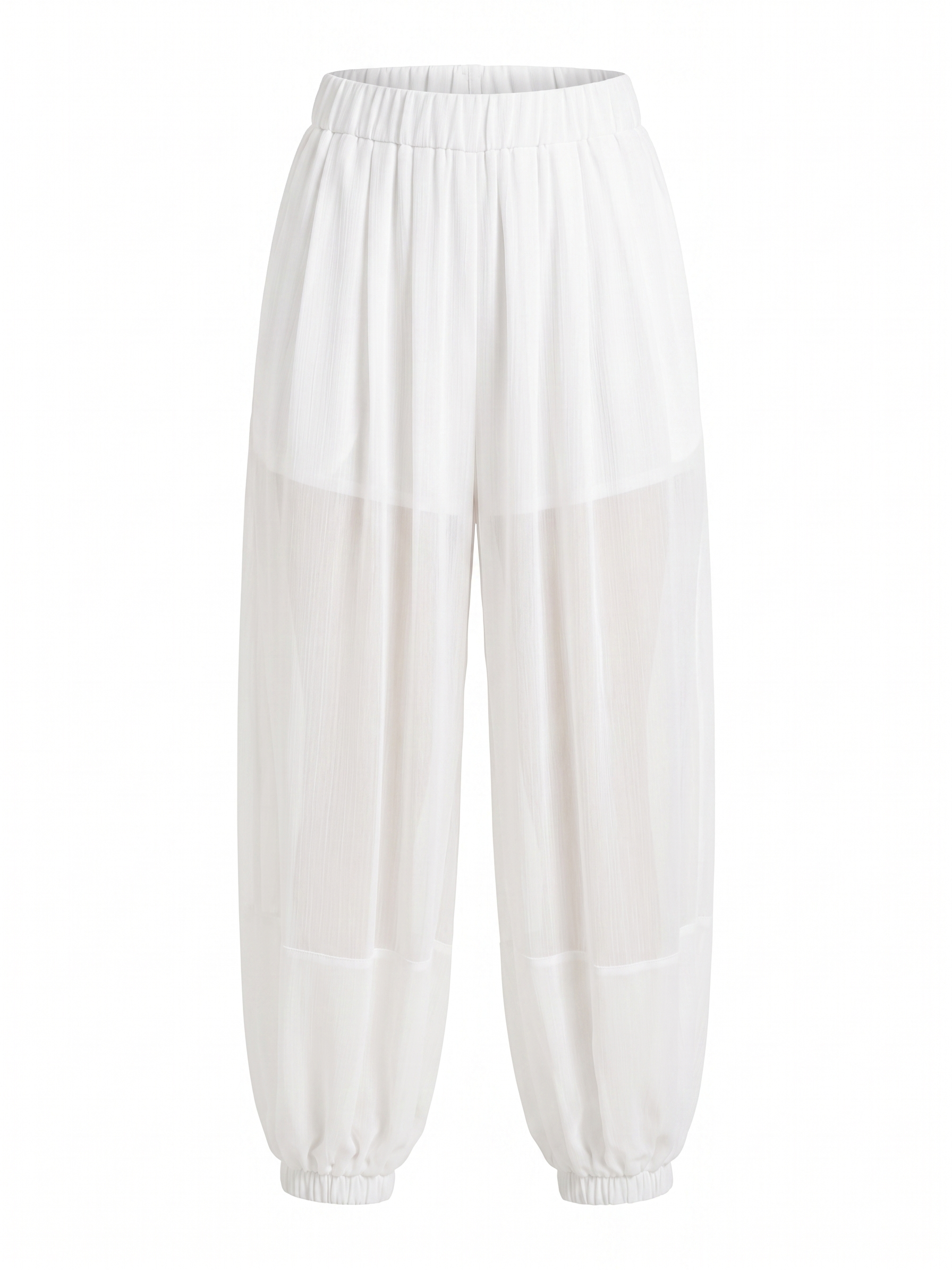 PANTALÓN JOGGER CON TRANSPARENCIA