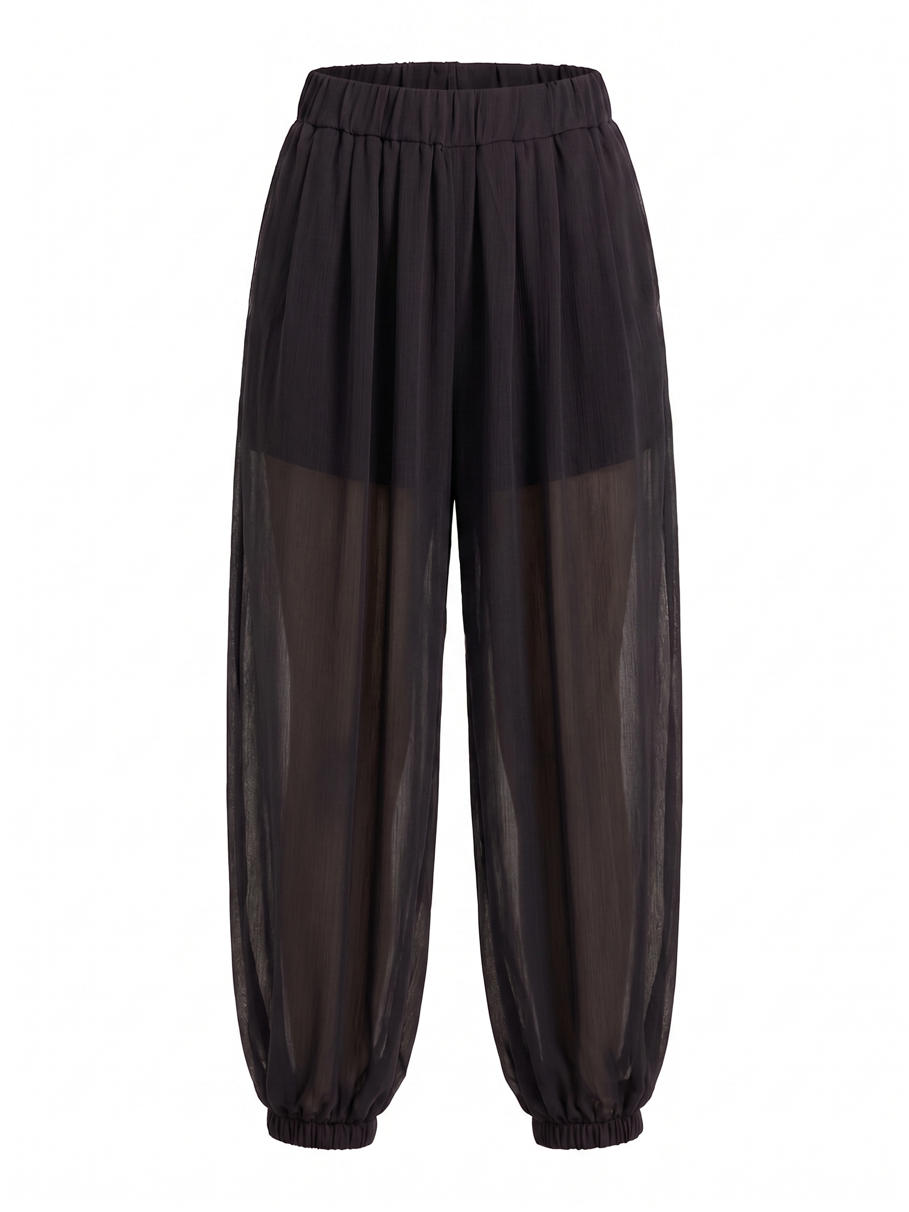 PANTALÓN JOGGER CON TRANSPARENCIA