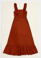 VESTIDO CON VOLANTES