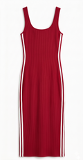 VESTIDO AJUSTADO CON DETALLE DEPORTIVO