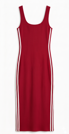 VESTIDO AJUSTADO CON DETALLE DEPORTIVO