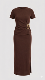 CONJUNTO MIDI CON DETALLE DE HEBILLA