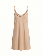 VESTIDO CORTO DE TIRANTES