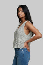 TOP EN CROCHET TIRANTE ANCHO