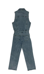MONO LARGO SIN MANGAS ESTILO DENIM
