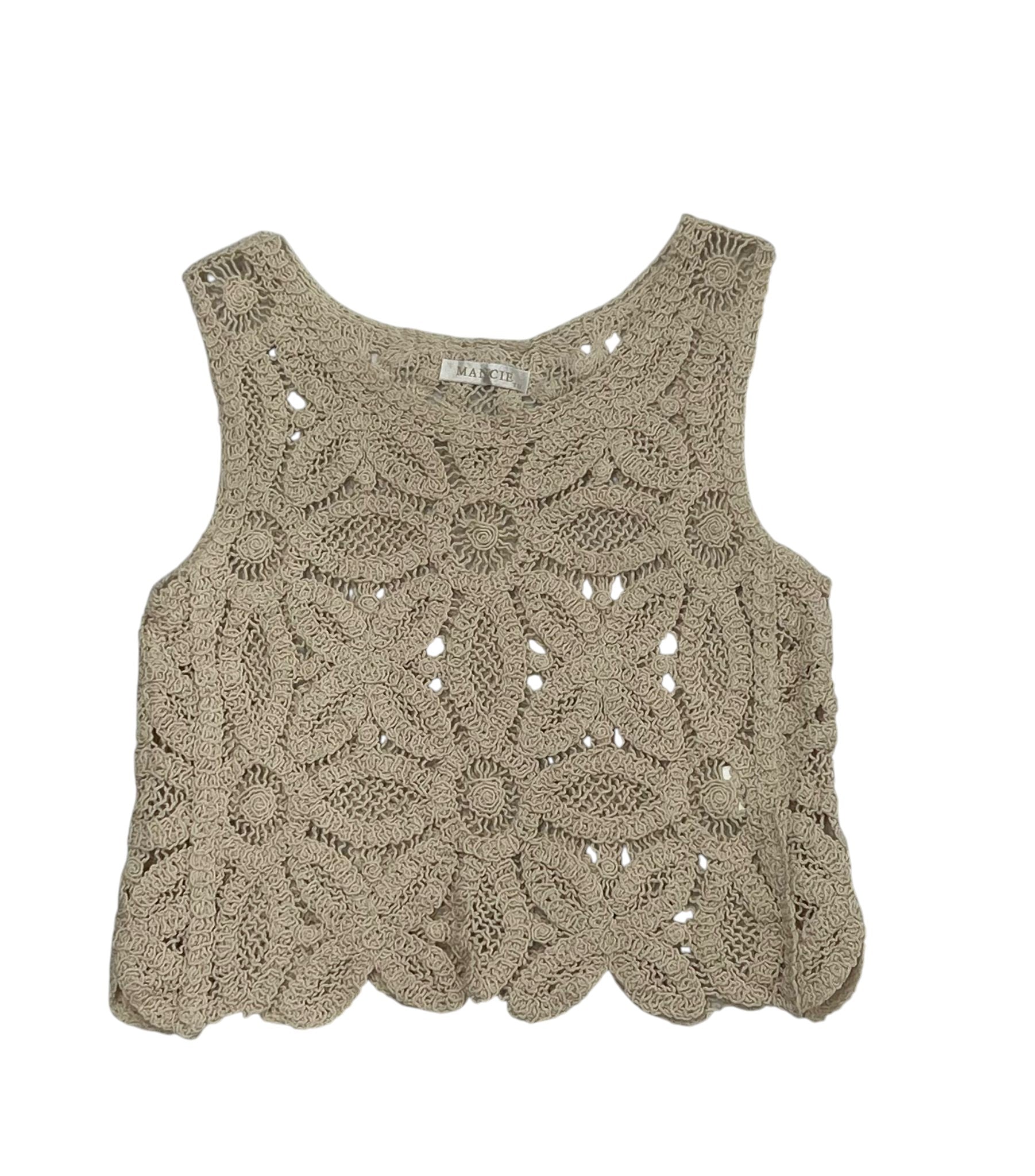 TOP EN CROCHET TIRANTE ANCHO