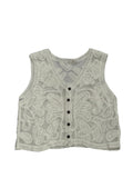 TOP EN CROCHET CON BOTONES