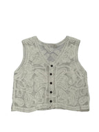 TOP EN CROCHET CON BOTONES