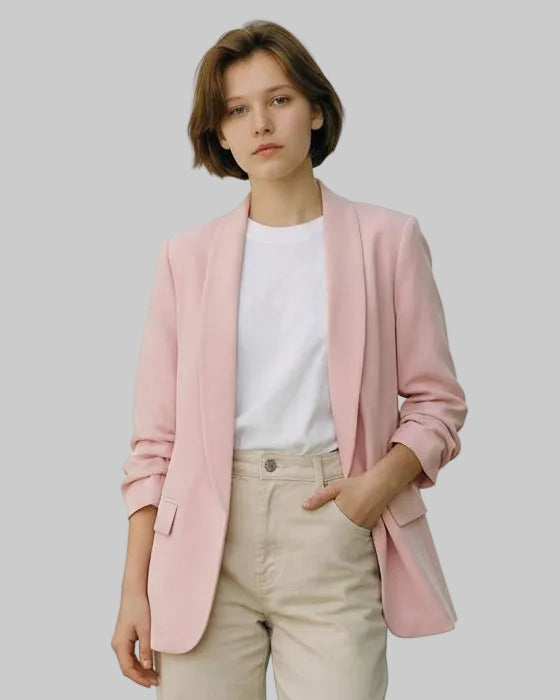 BLAZER MANGA RECOGIDA TALLA CURVY