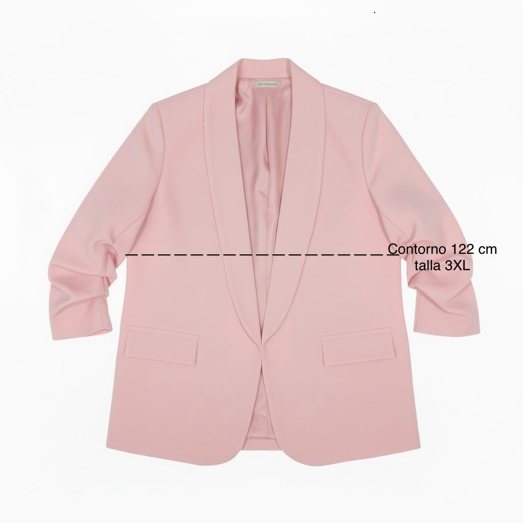 BLAZER MANGA RECOGIDA TALLA CURVY