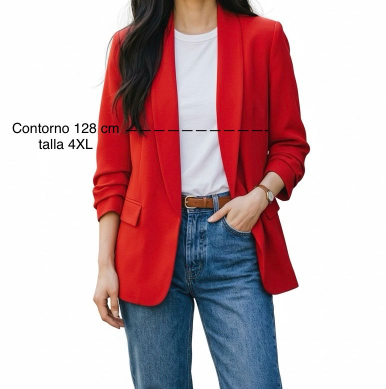 BLAZER MANGA RECOGIDA TALLA GRANDE